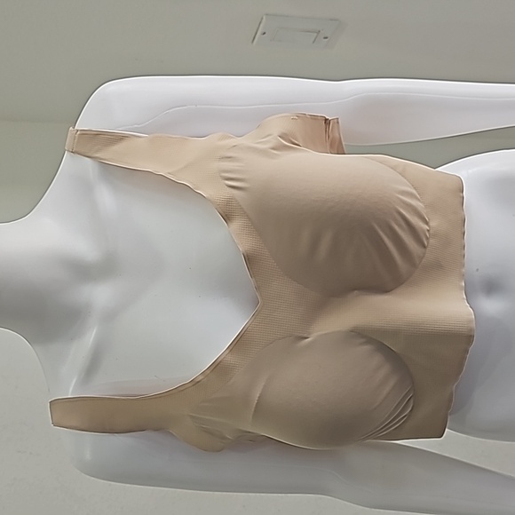 Bali Comfort Revolution EasyLite Seamless Wirefree Bra Size 2X Beige - Picture 5 of 9